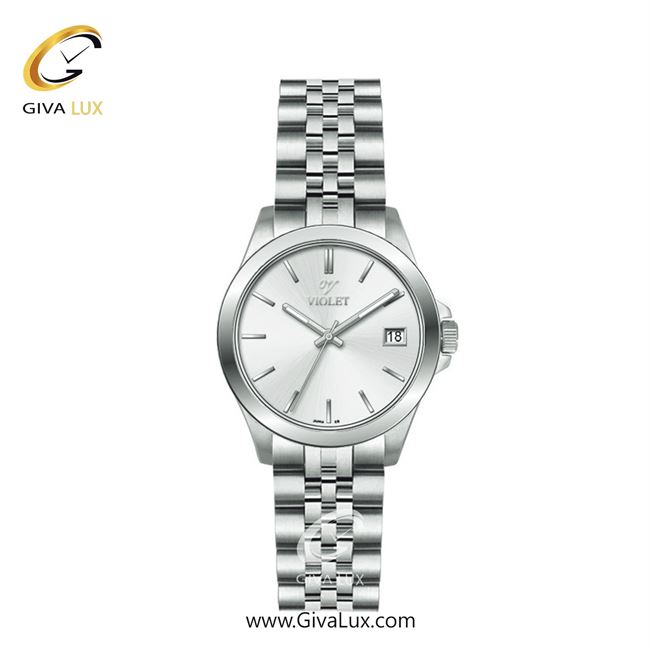 ساعت مچی اورجینال زنانه ویولت VIOLET نقره ای | نقره ای| نقره ای| کد رفرنس 0555 | 0570